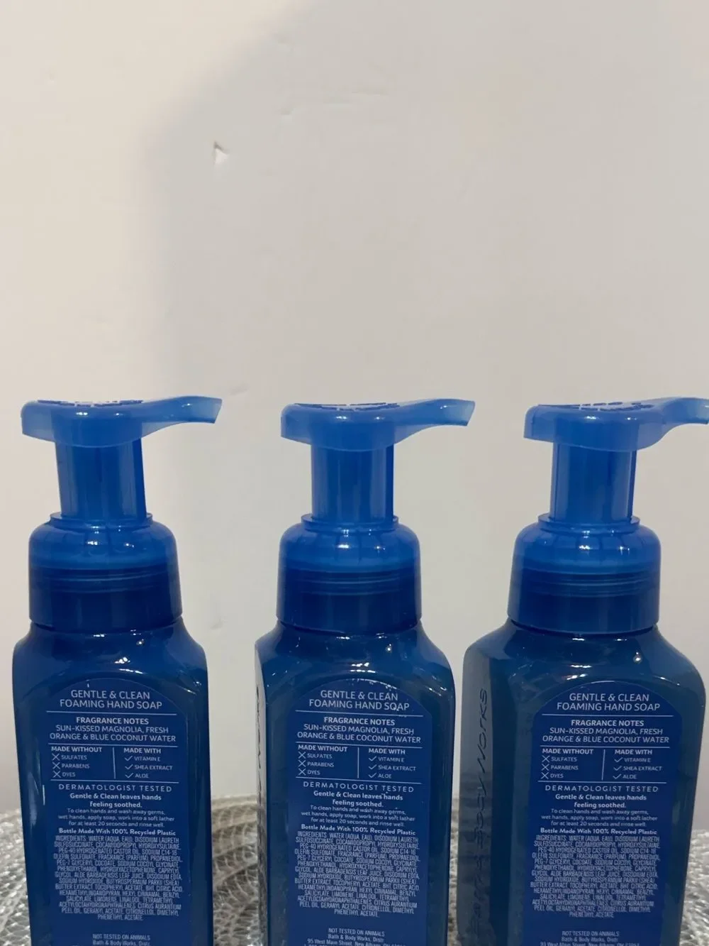 BBW Endless Weekend Foaming Hand Soap Set of 3 NWT
